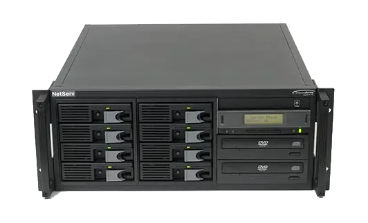 High-Capacity Rackmount CDDVD Server
